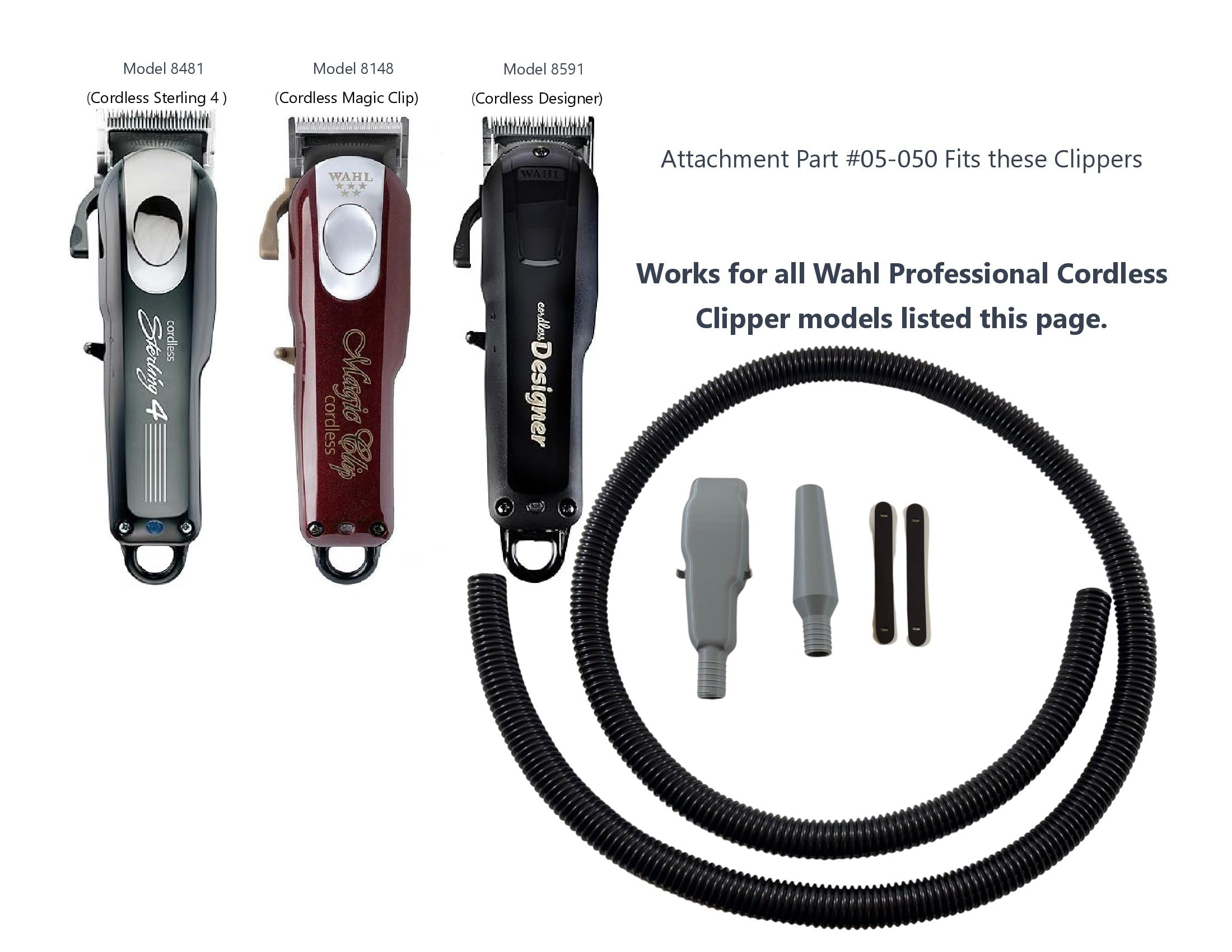 WAHL本体＋充電MagicClipCordlessアタッチメント未使用 Amazon.com: Full Earth's Vacuum Attachment Kit for Works only for